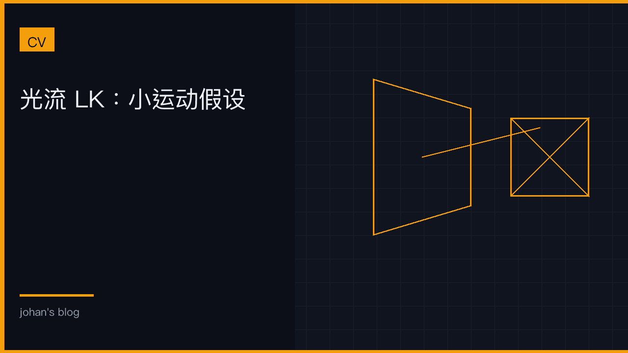 光流 LK：小运动假设
