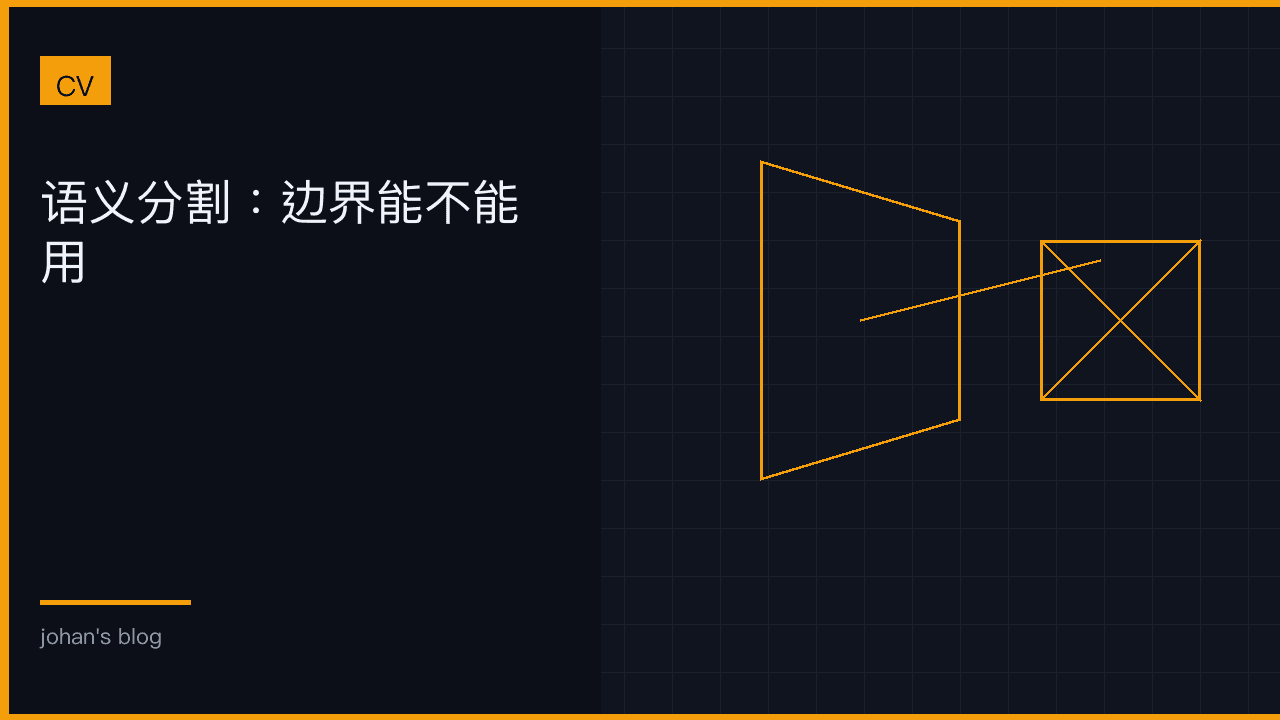 语义分割：边界能不能用
