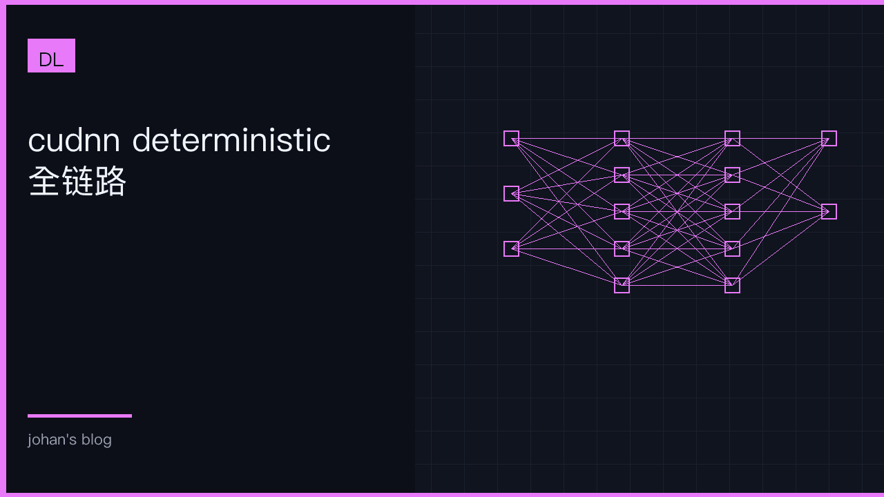cudnn deterministic 全链路