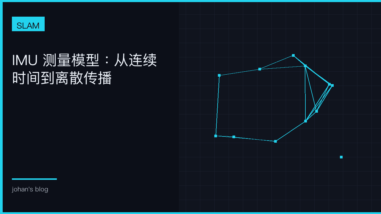 IMU 测量模型：连续时间到离散传播