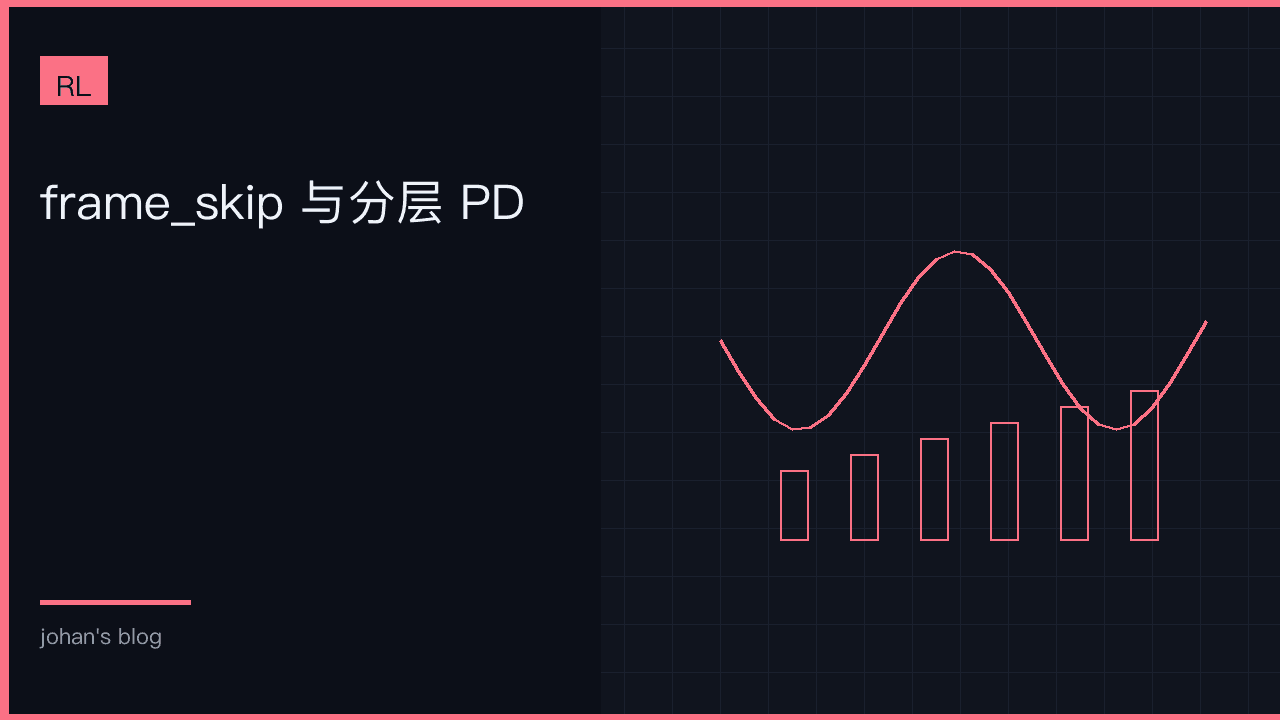 控制频率：RL 与底层 PD 分层